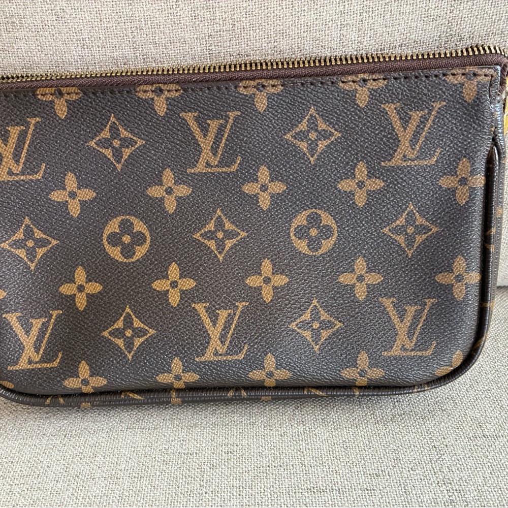 Louis Vuitton Dark Brown Monogram Pouch
